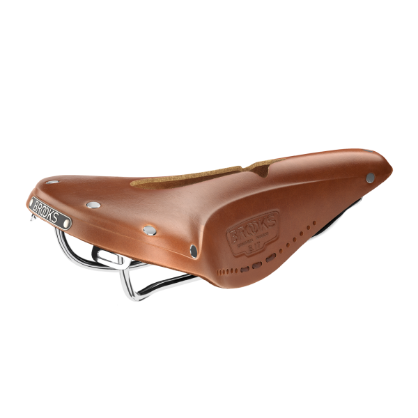 BROOKS B17 Narrow Carved - honey